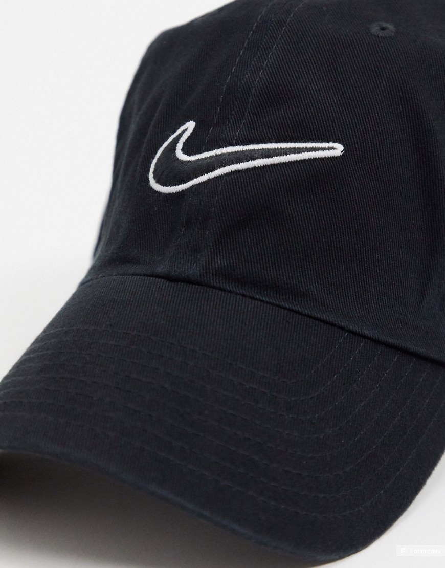 Черная бейсболка с логотипом Nike, one size
