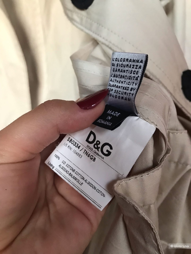 Пальто-плащ Dolce&Gabbana 42-44 р