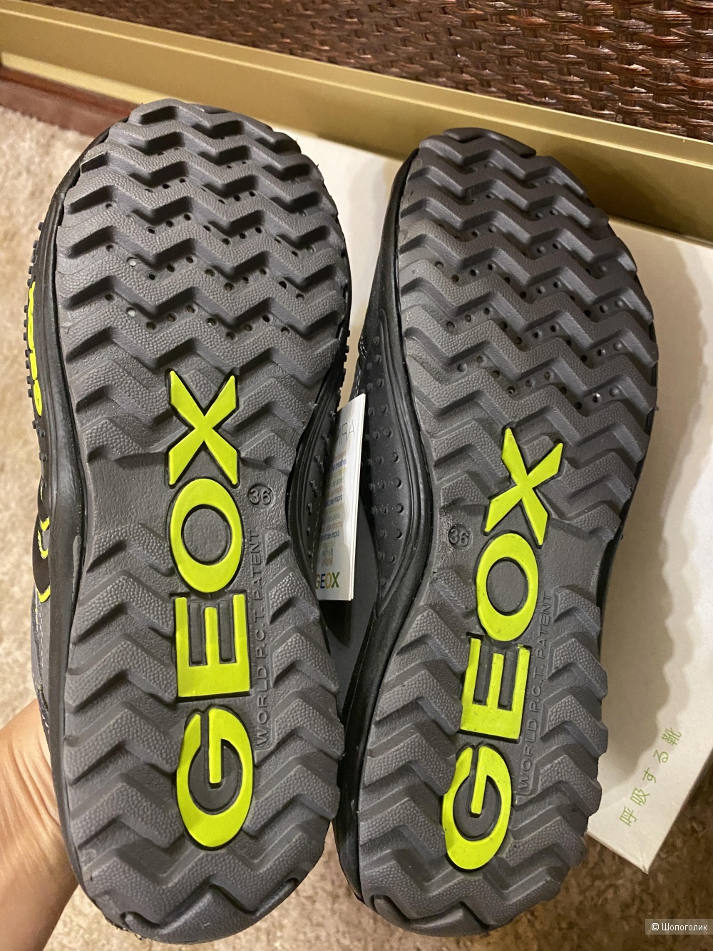 Полуботинки Geox на мальчика, р. 36, 23,5 см
