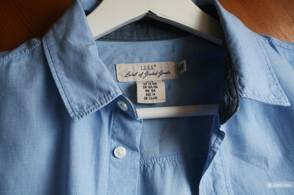 Две рубашки H&M, размер 13-14 лет, рост 164 см