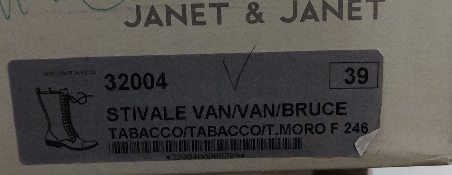 Сапоги на шнуровке  Janet & Janet,  39
