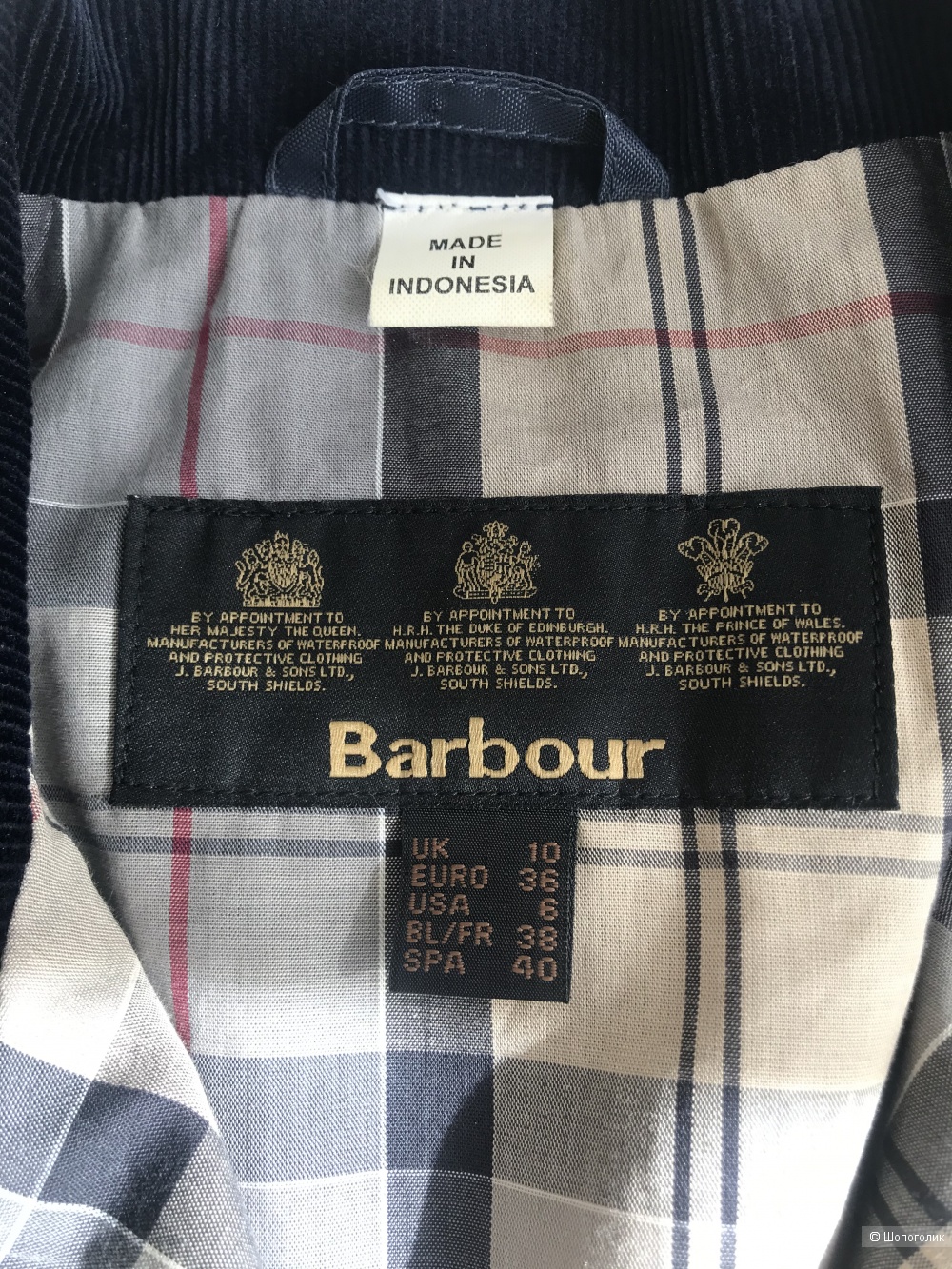 Куртка Barbour. Размер: UK 10 / EURO 36 / US 6