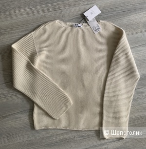 Пуловер из хлопка Uniqlo, р.XS