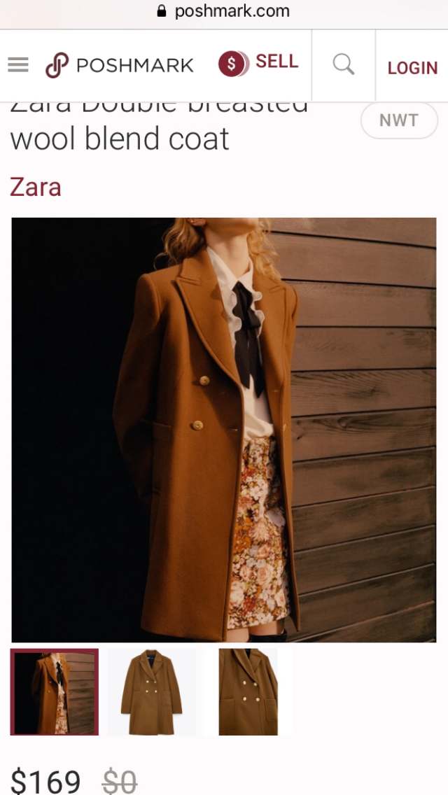 Пальто Zara M