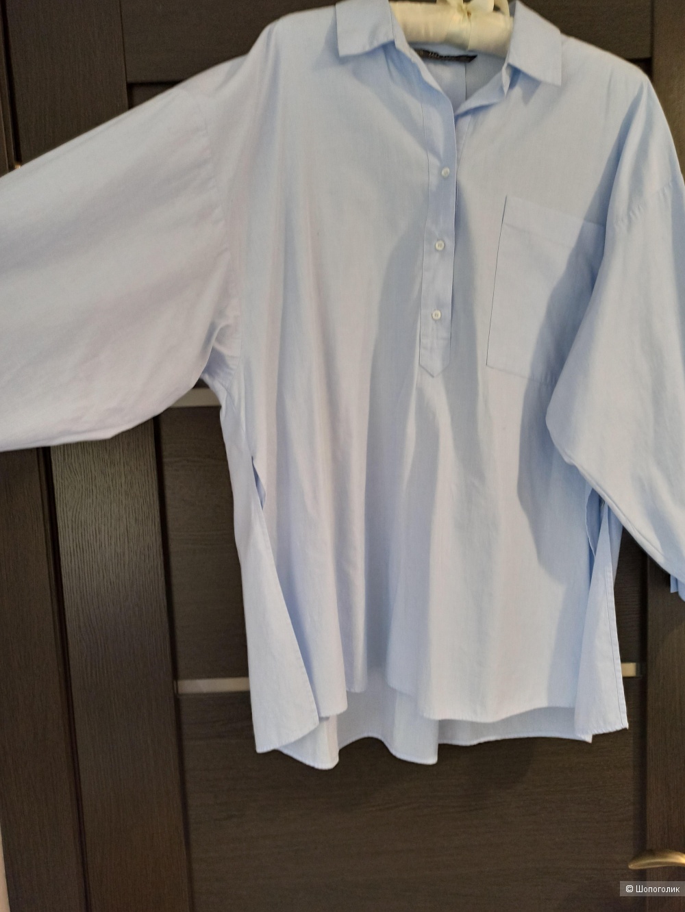 Рубашка оверсайз Zara, размер 44-48