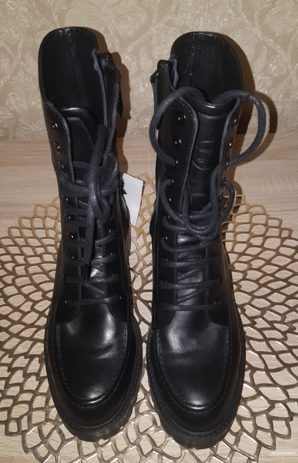 Кожаные ботинки massimo dutti, размер 36