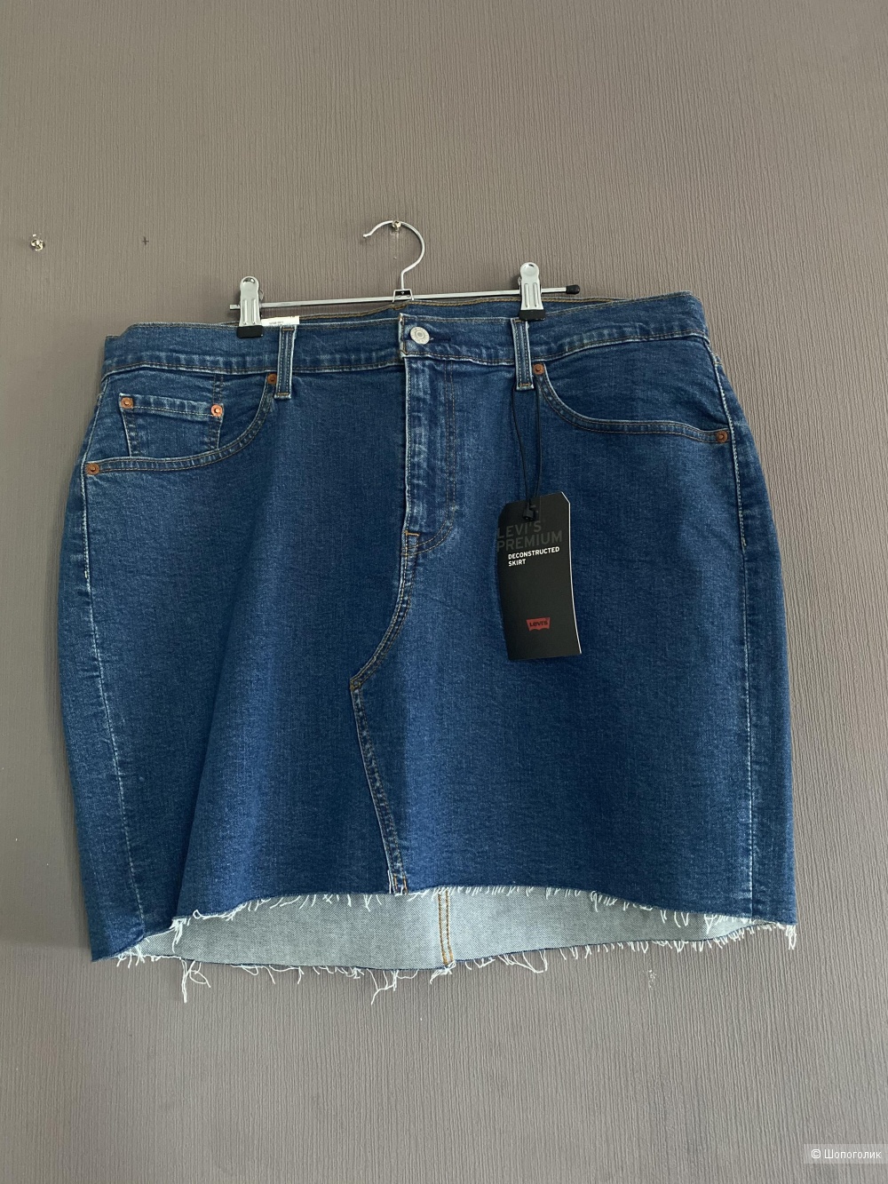 Джинсовая юбка Levi’s, W18 (56, Plus Size)