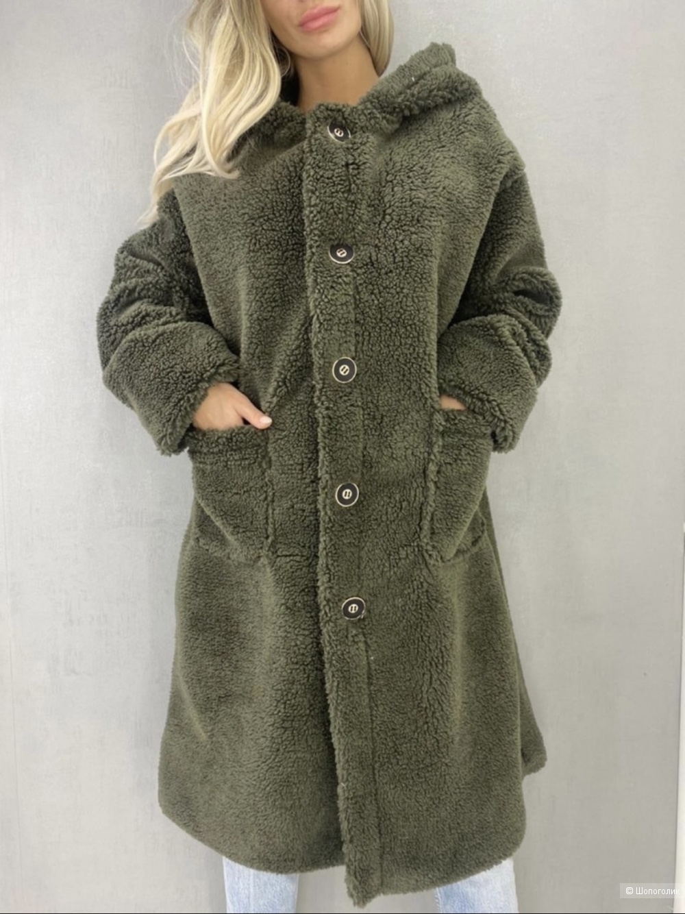 Шуба пальто тедди удлиненная Teddy coat,42-50