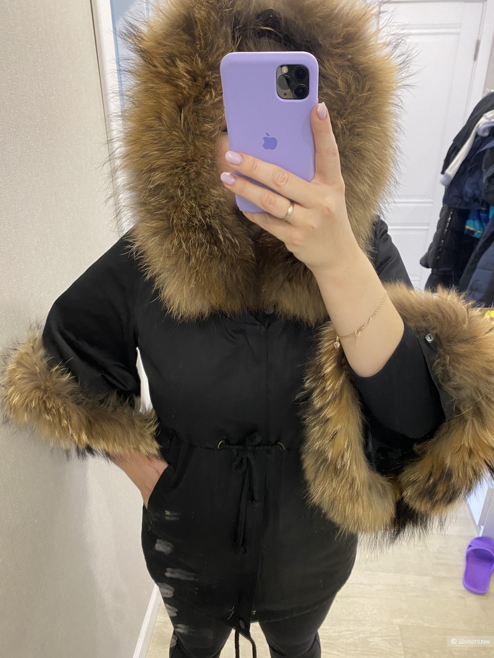 Куртка/ парка fashion&beyuty размер Л
