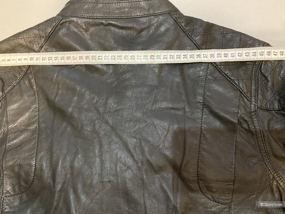Мужская кожаная куртка парка Asos, размер S, на S-M