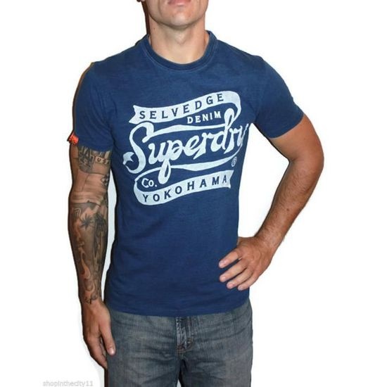 Футболка Superdry Yokohama Indigo,2XL / на 52 рус