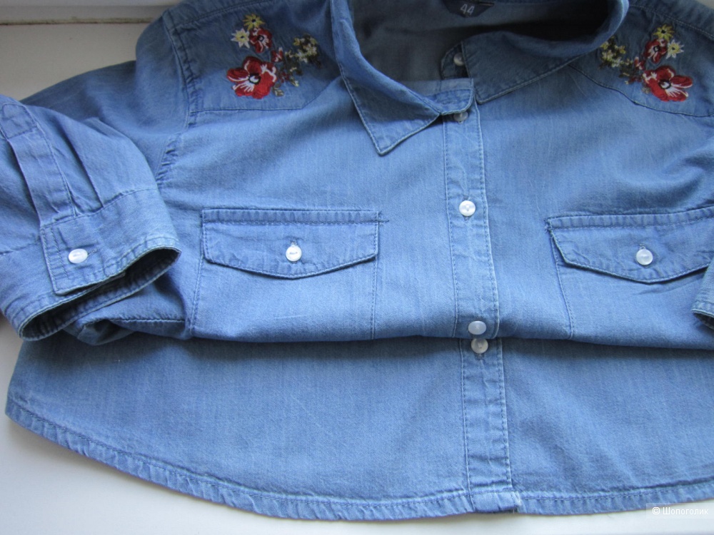 Джинсовая рубашка, Zeeman textiele supers, 48/52, XL, размер.