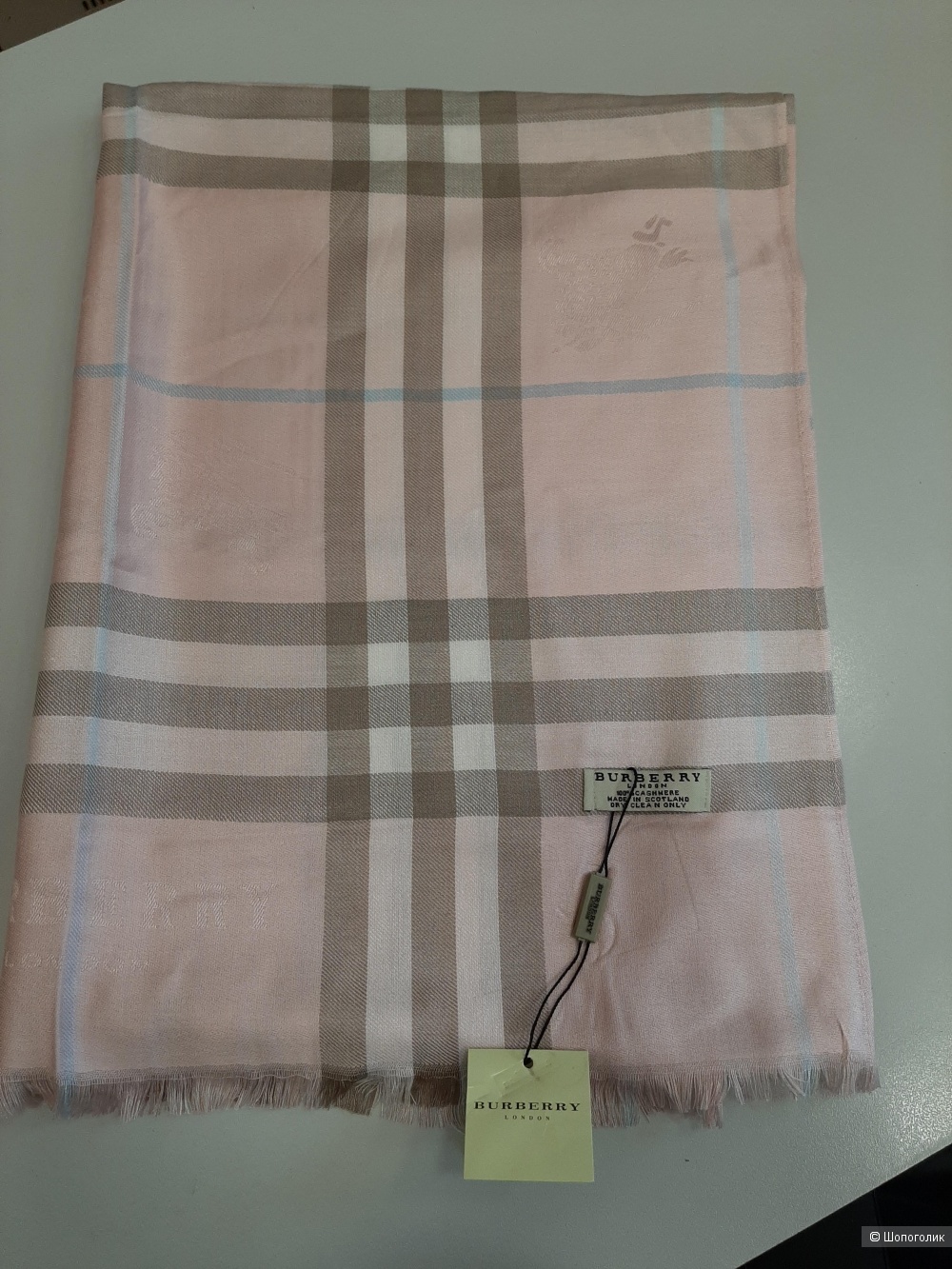 Шарф палантин Burberry р.70х200