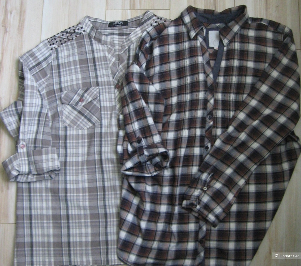 Сет 2 рубашки, Moda at George и s.Oliver, 52-54 рус