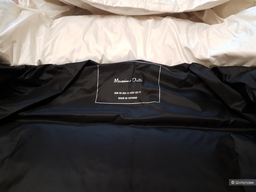 Удлиненный пуховик Massimo Dutti XS\S\M 42\44\46