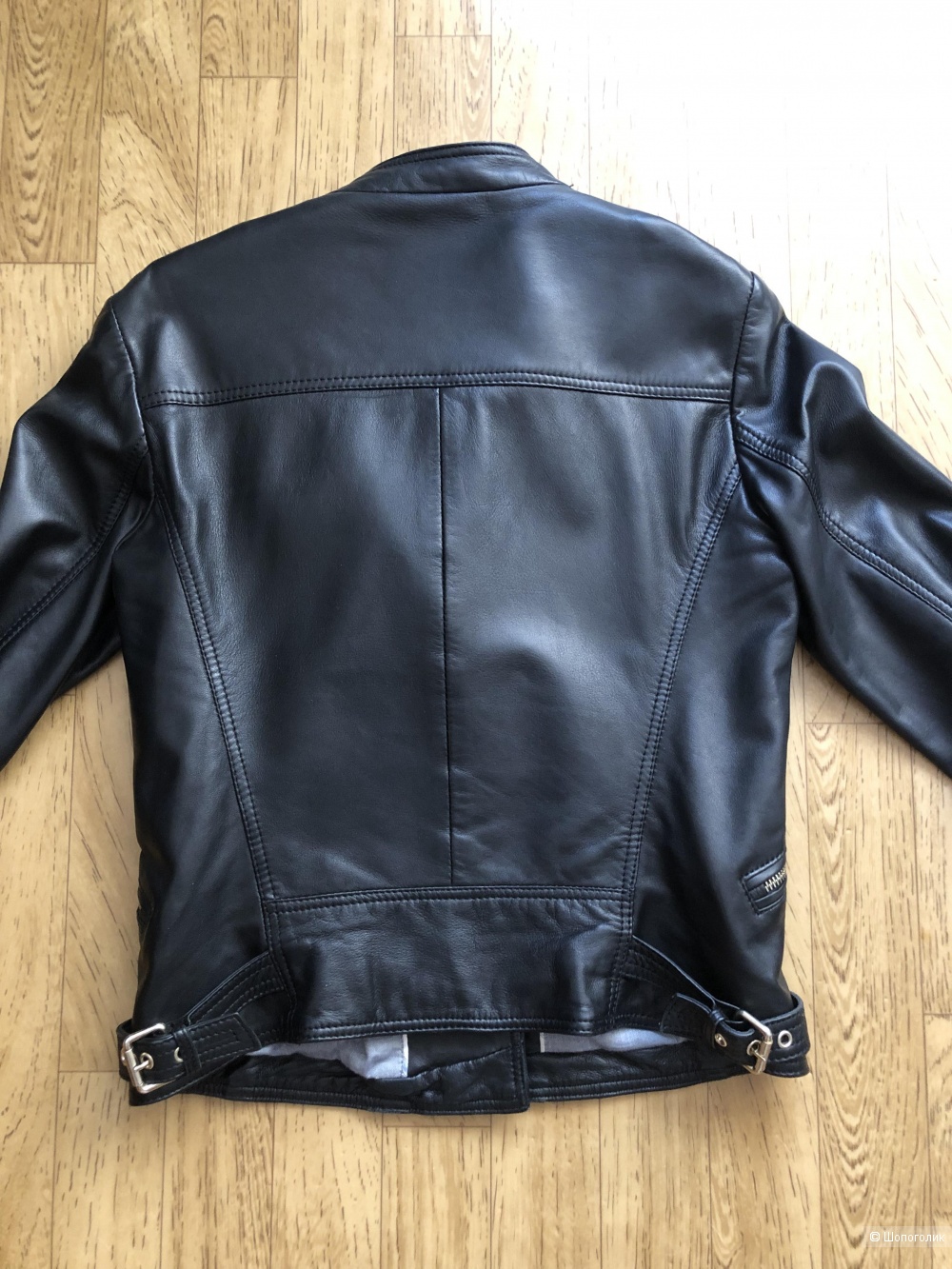 Куртка кожаная Massimo Dutti размер xs