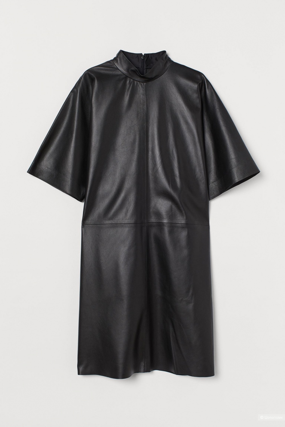 Кожаное платье H&M, размер S