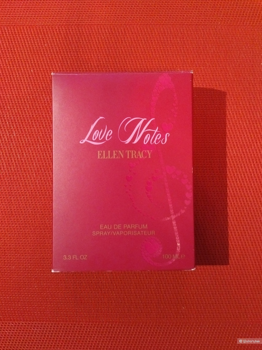 Туалетные духи Love Notes бренда Ellen Tracy, 100 мл