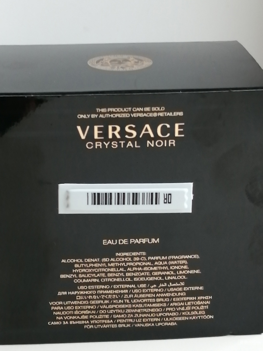 Versace Crystal Noir Eau de Toilette 50 ml