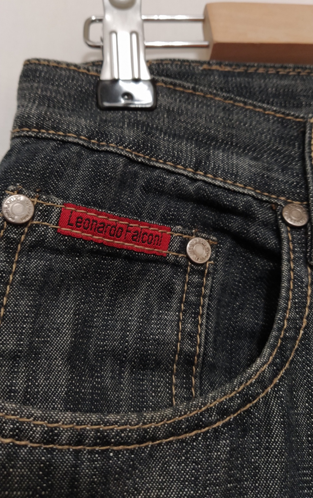 Джинсы Leonardo Falconi, 32 джинсовый размер на 46