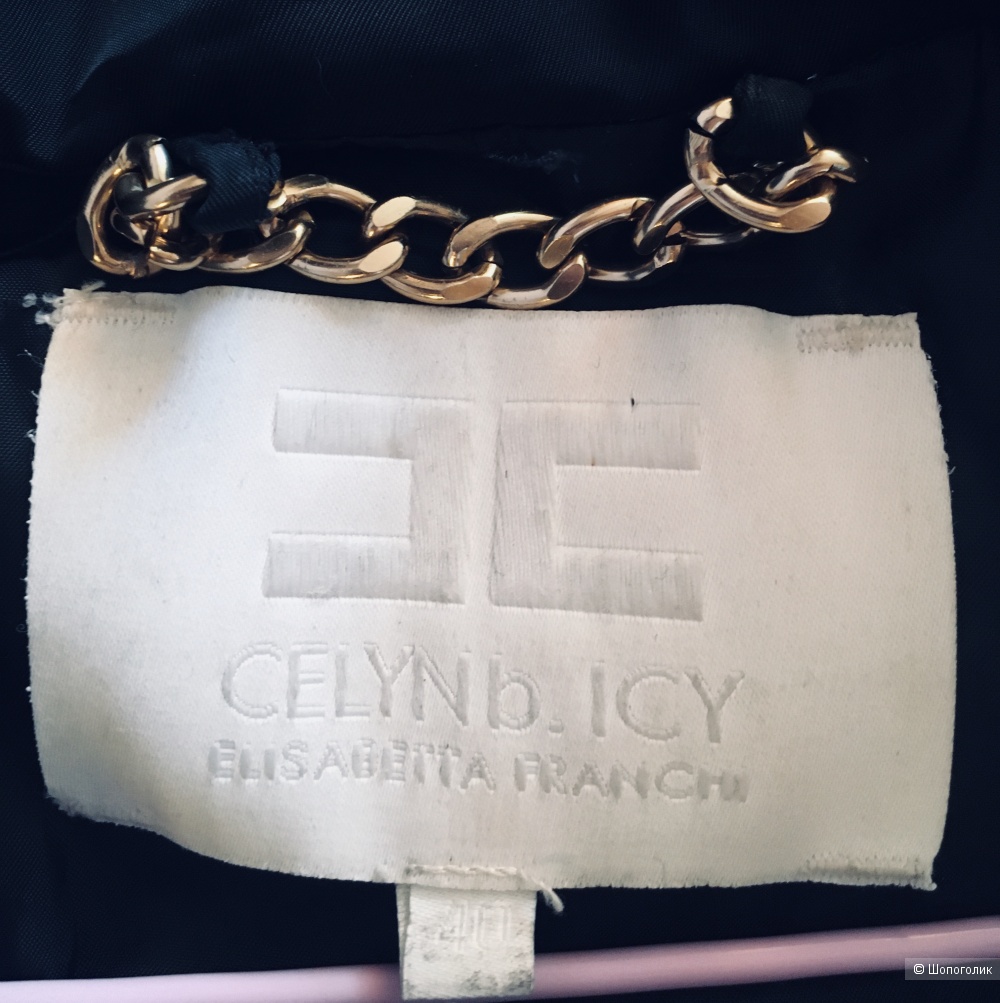 Пуховый жилет Elisabetta Franchi Celyn b размер S