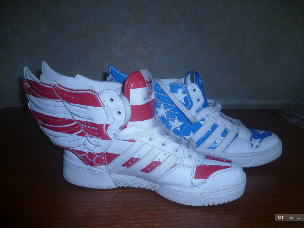 Adidas&Jeremy Scott-кроссовки унисекс, 41 р-р (модель Wings 2 )