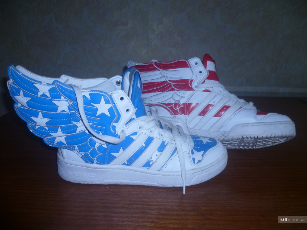 Adidas&Jeremy Scott-кроссовки унисекс, 41 р-р (модель Wings 2 )