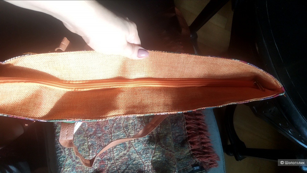 Пляжная сумка Gianmarco Venturi, оранжевая