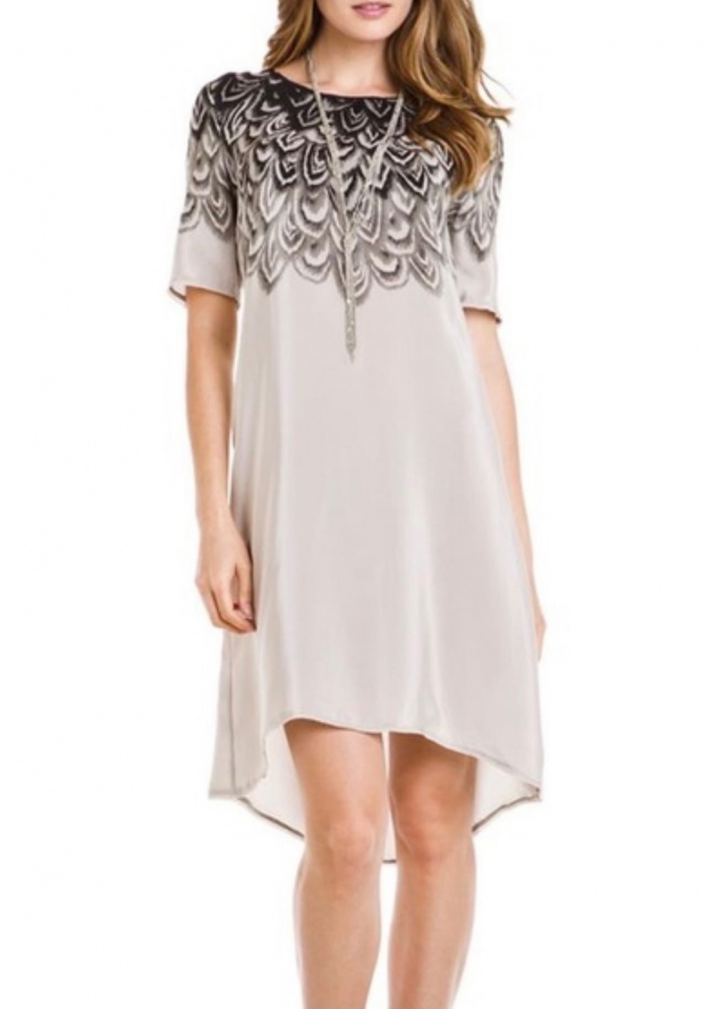 Платье из шелка от BCBGMAXAZRIA S