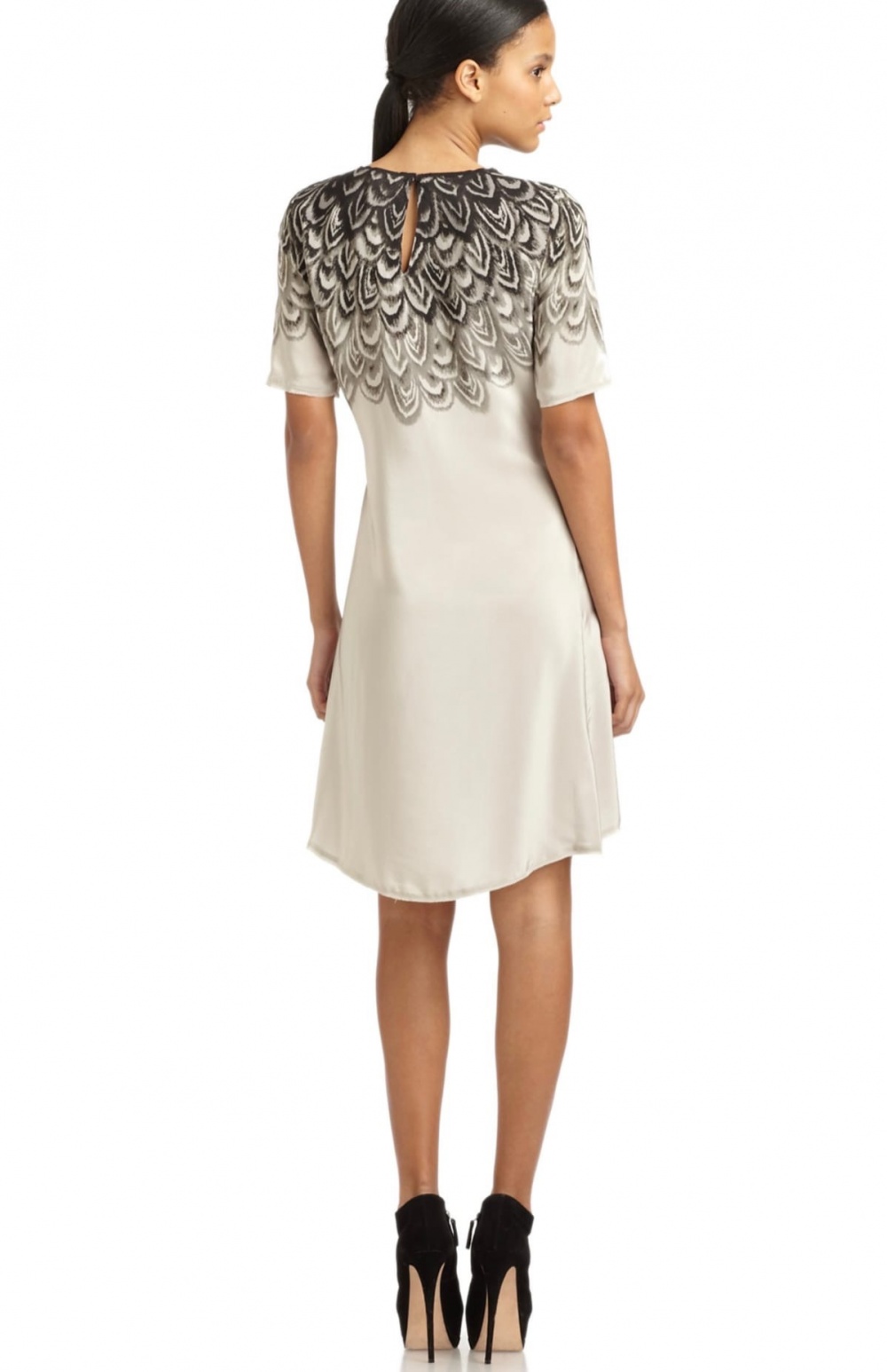 Платье из шелка от BCBGMAXAZRIA S