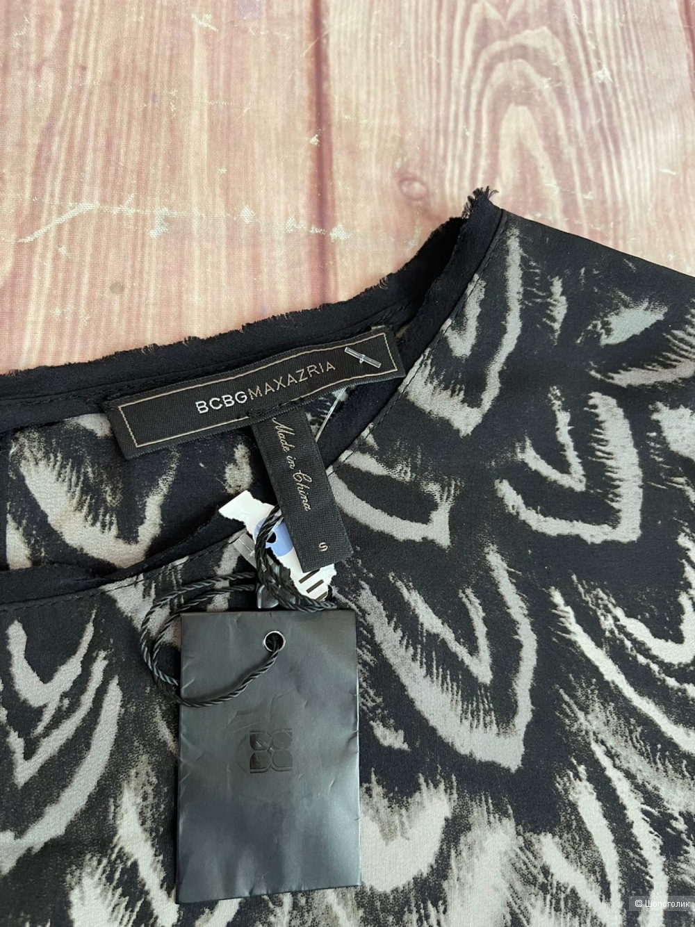 Платье из шелка от BCBGMAXAZRIA S