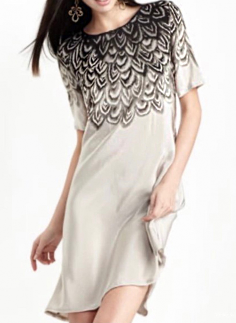 Платье из шелка от BCBGMAXAZRIA S