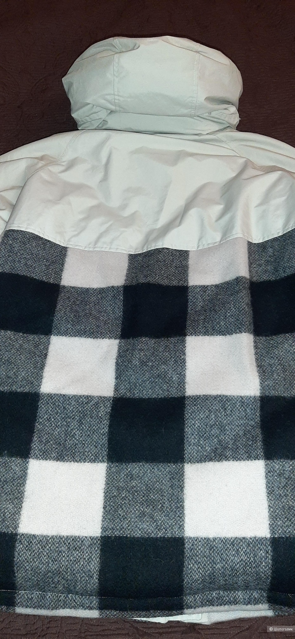 Парка пуховая Woolrich, S на M-L