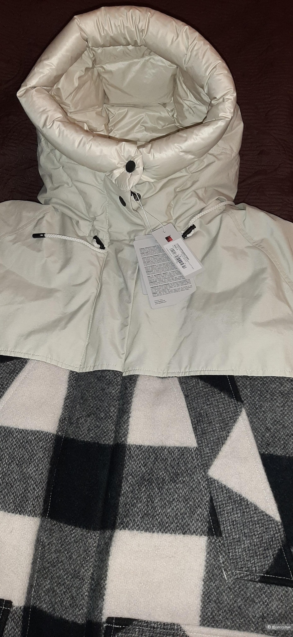 Парка пуховая Woolrich, S на M-L