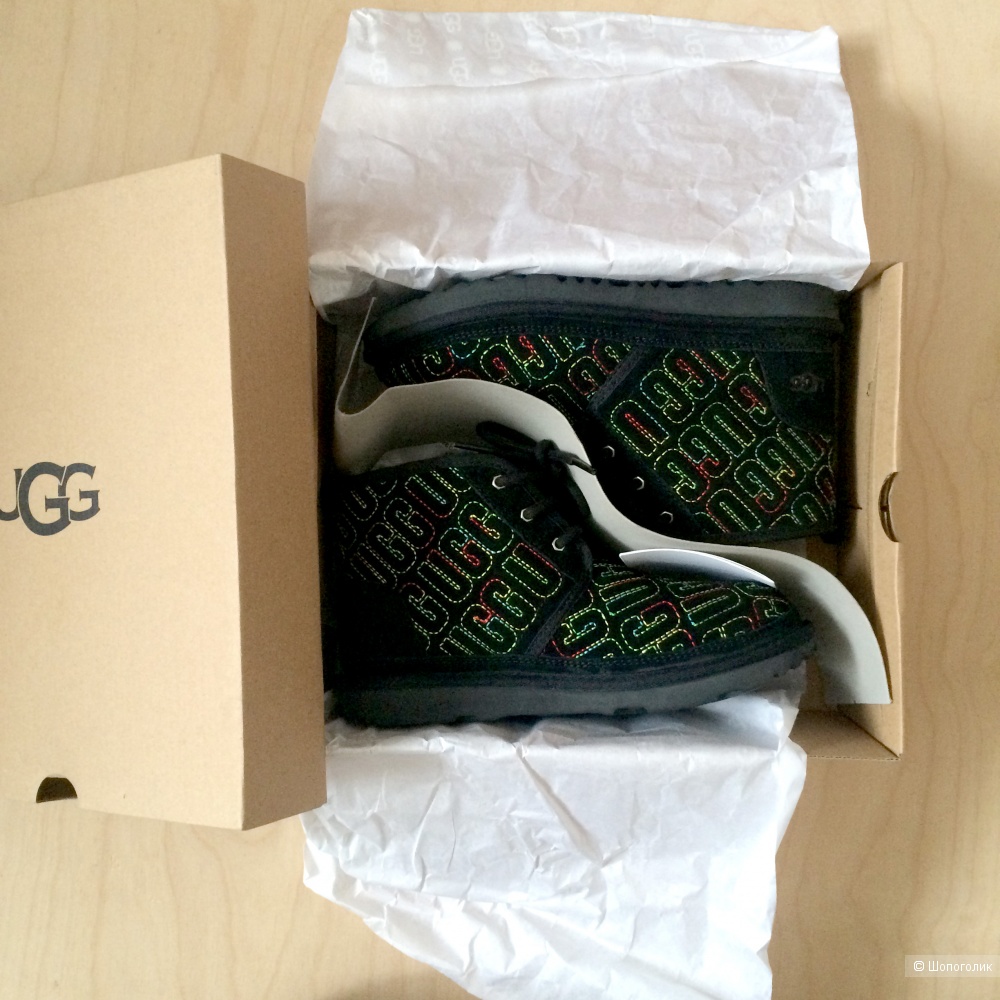 Ботинки UGG Neumel II Graphic Stitch Black размер 36