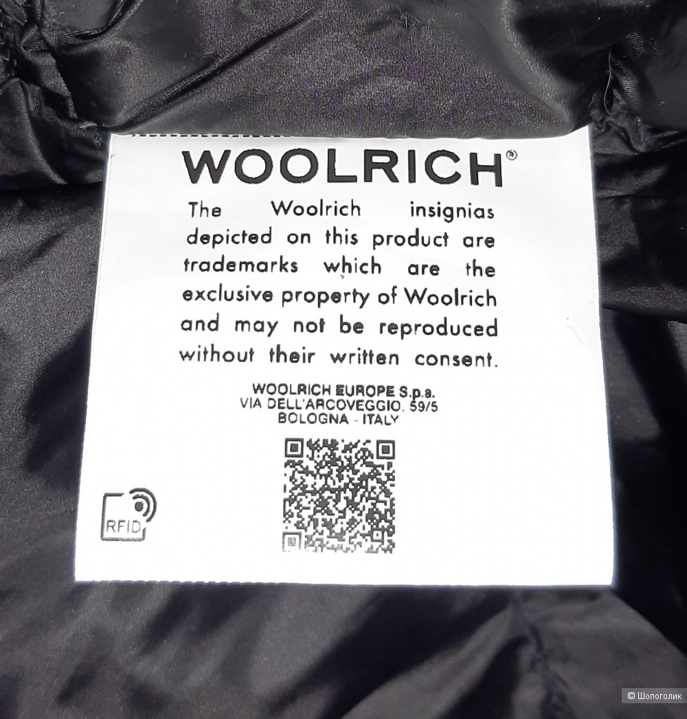 Парка пуховая Woolrich, S на M-L