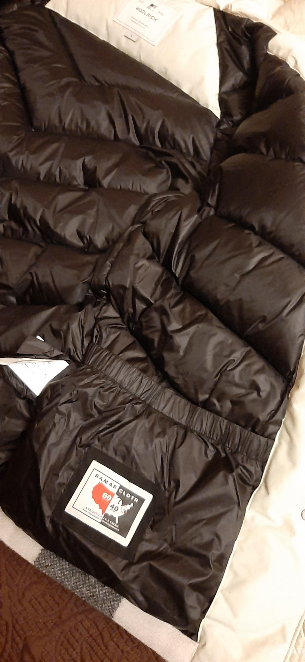 Парка пуховая Woolrich, S на M-L