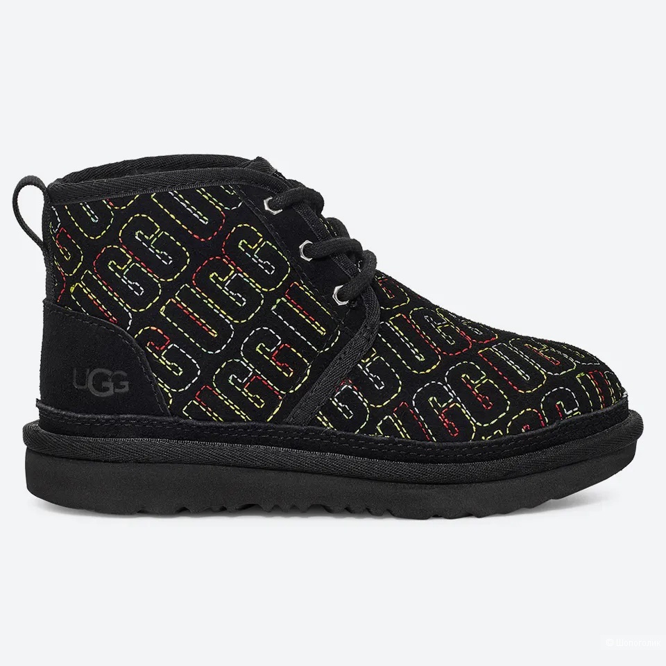 Ботинки UGG Neumel II Graphic Stitch Black размер 36