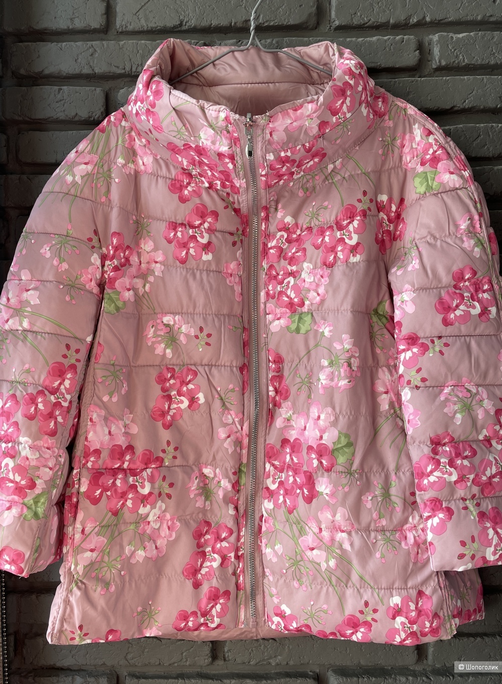 Куртка двусторонняя Fiori rosa ,40-44