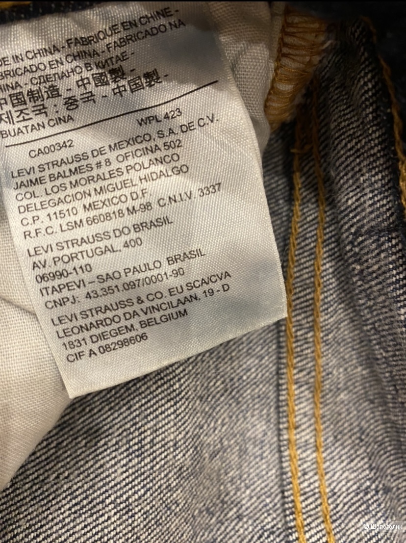 Джинсы Levi’s размер W25