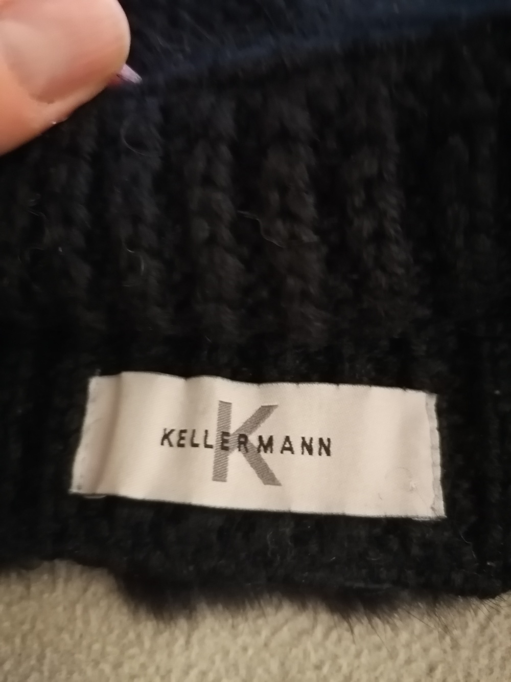 Шапка Kellermann с натуральным мехом