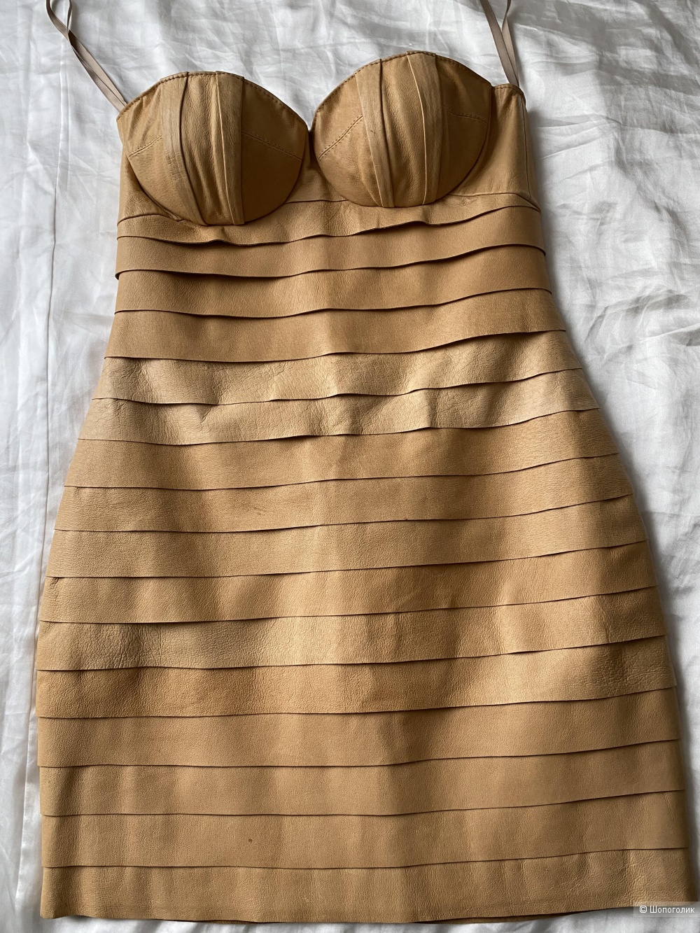 Кожаное платье camilla and marc размер S