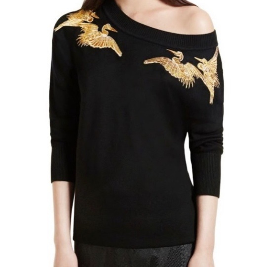 Джемпер Altuzarra For Target Golden Cranes Sweater.Размер М-L.