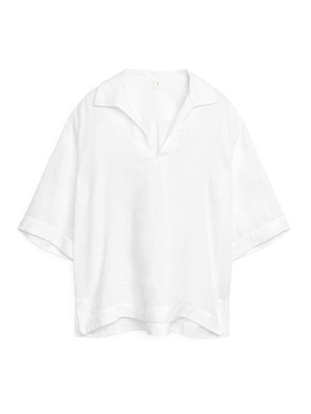 Льняная рубашка arket, размер m/l