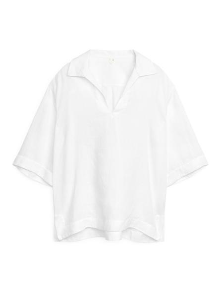 Льняная рубашка arket, размер m/l