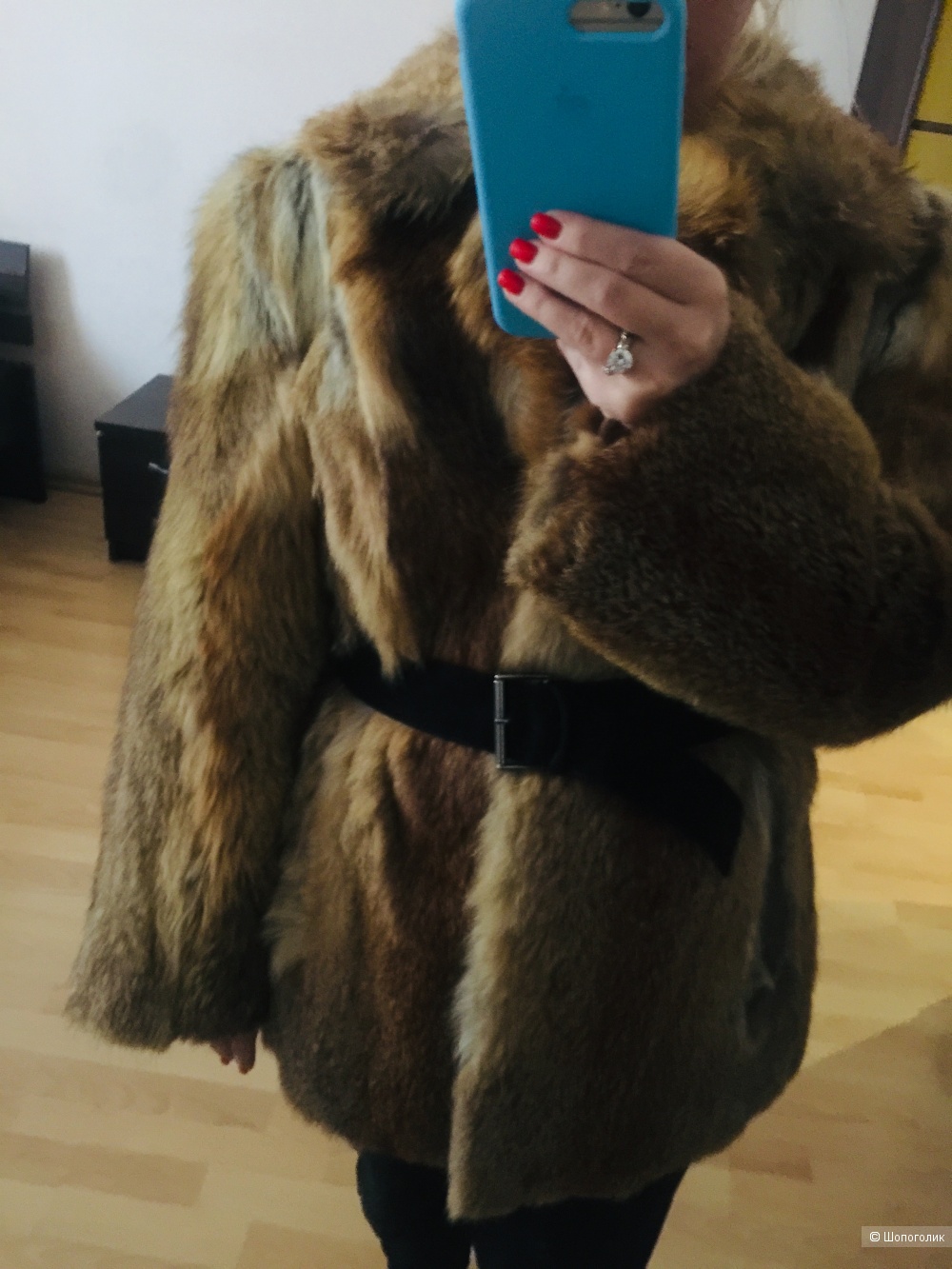 Шуба лиса Echt Pelz, размер M