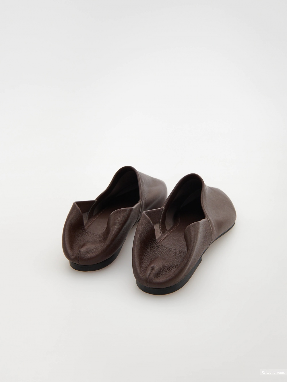 Балетки, бабуши, кожаные, р. рус. 37-37,5, Reserved