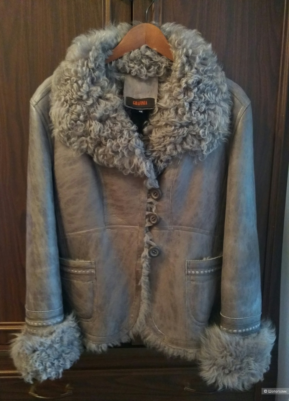 Дублёнка "GRAFINIA" 42-44 р-р.