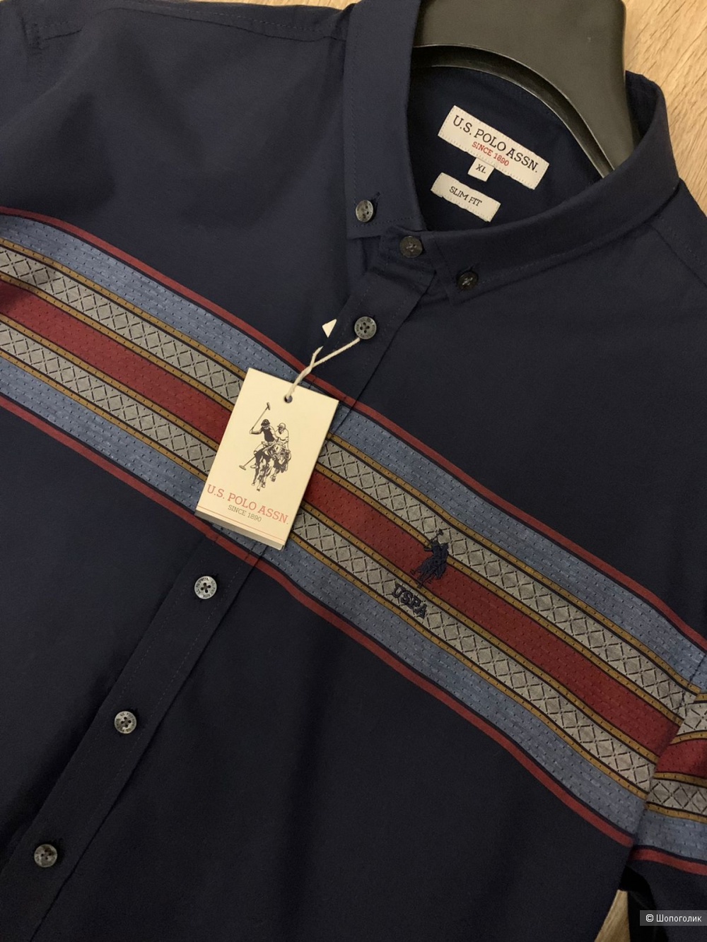 Us polo assn рубашка xl