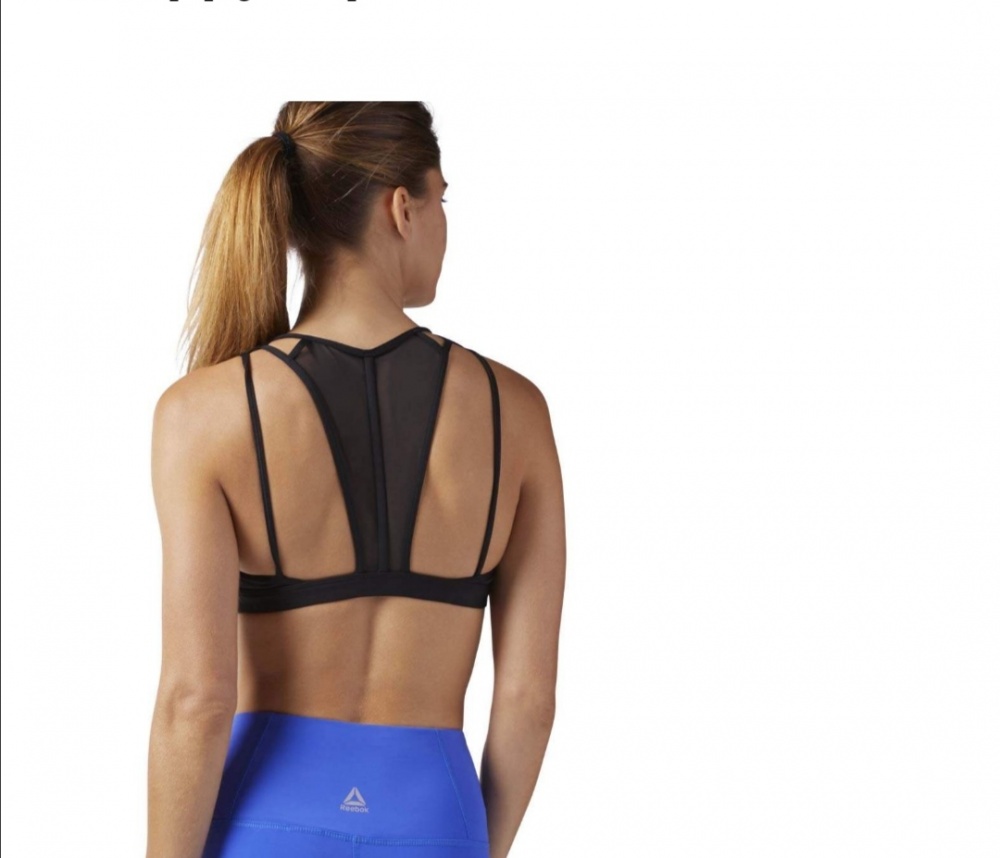 Комплект для спорта легги пушап эйфория, топ бра Reebok, размер XS, S. неб. М